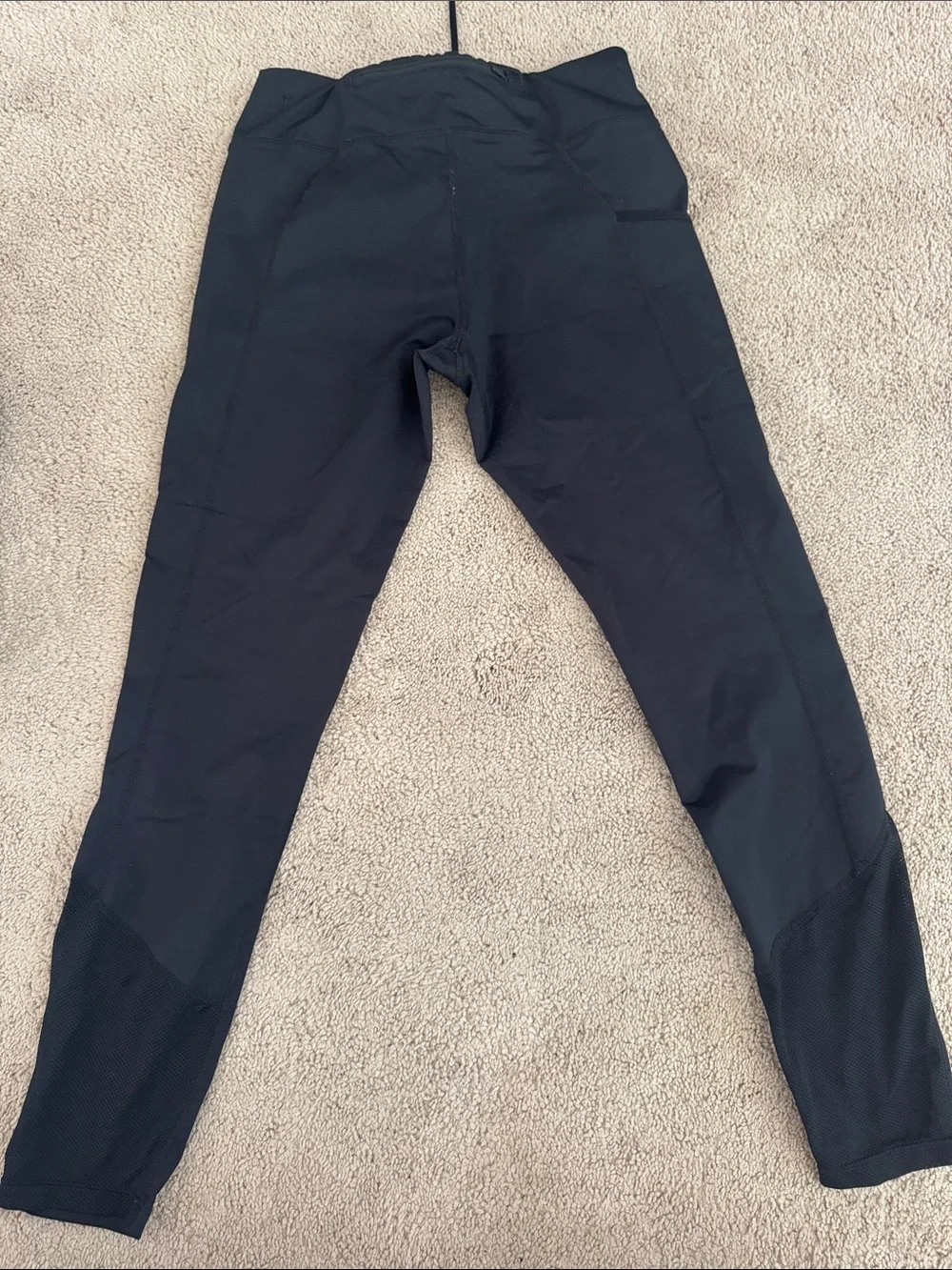Nike Black Kids' Athletic Leggings with White Swoosh